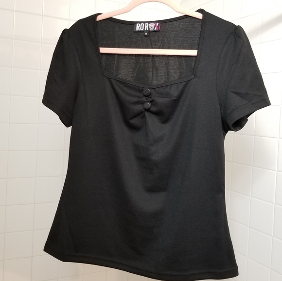 ro rox Tops - Ro Rox xl Pinup Style Doris Retro Top